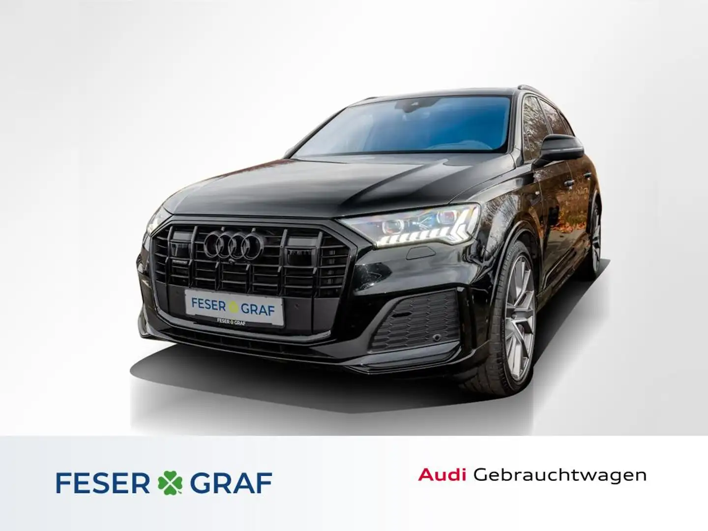Audi Q7 50 TDI 2x S line /Matrix/Pano/HuD/Stdhzg/ACC Schwarz - 1