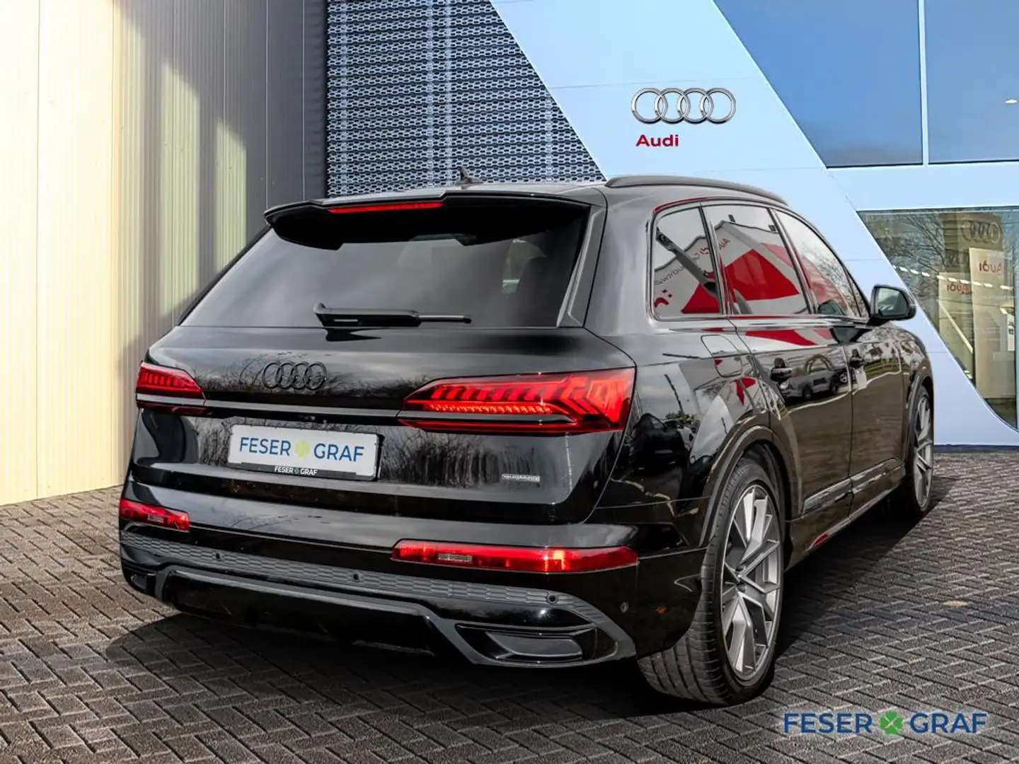 Audi Q7 50TDI 2x S line /HD-Matrix/Pano/HuD/Standhzg/ACC/A Schwarz - 2