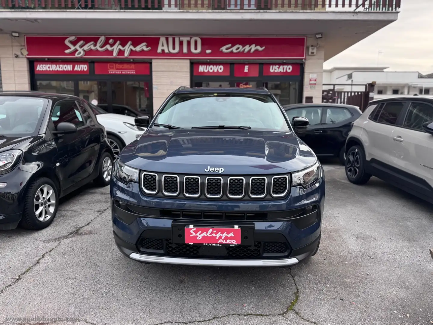 Jeep Compass 1.3 T4 190CV PHEV AT6 4xe Limit. Bleu - 2
