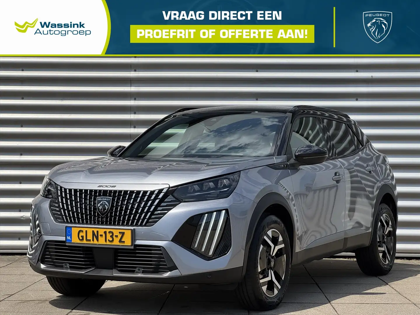 Peugeot 2008 1.2 Hybrid 136pk e-DCS6 Automaat GT | Navigatie | Gris - 1
