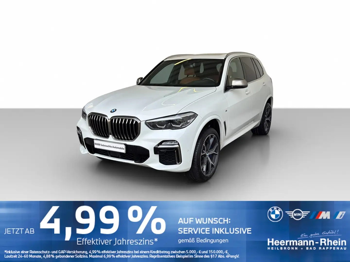 BMW X5 M 50dA M Paket LiveCock.LED.GSD.Luftfed.ParkAs Blanc - 2