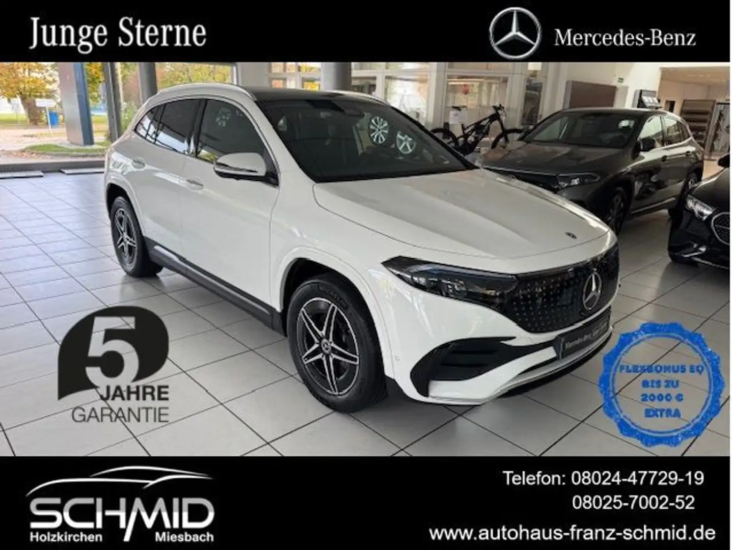 Mercedes-Benz EQA 350 4M AMG Line Premium Pano Distronic Memor Blanc - 1