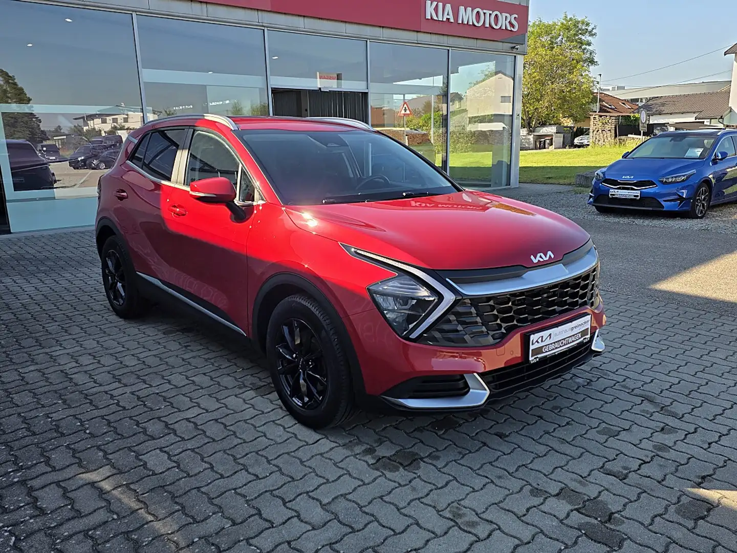 Kia Sportage 1,6 TGDI Silber Rot - 2