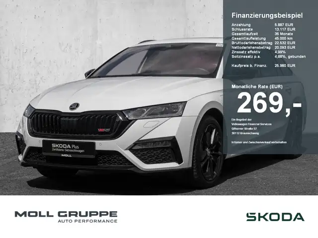Skoda Octavia Combi RS 1.4 eTSI DSG NAVI PANO LED LM