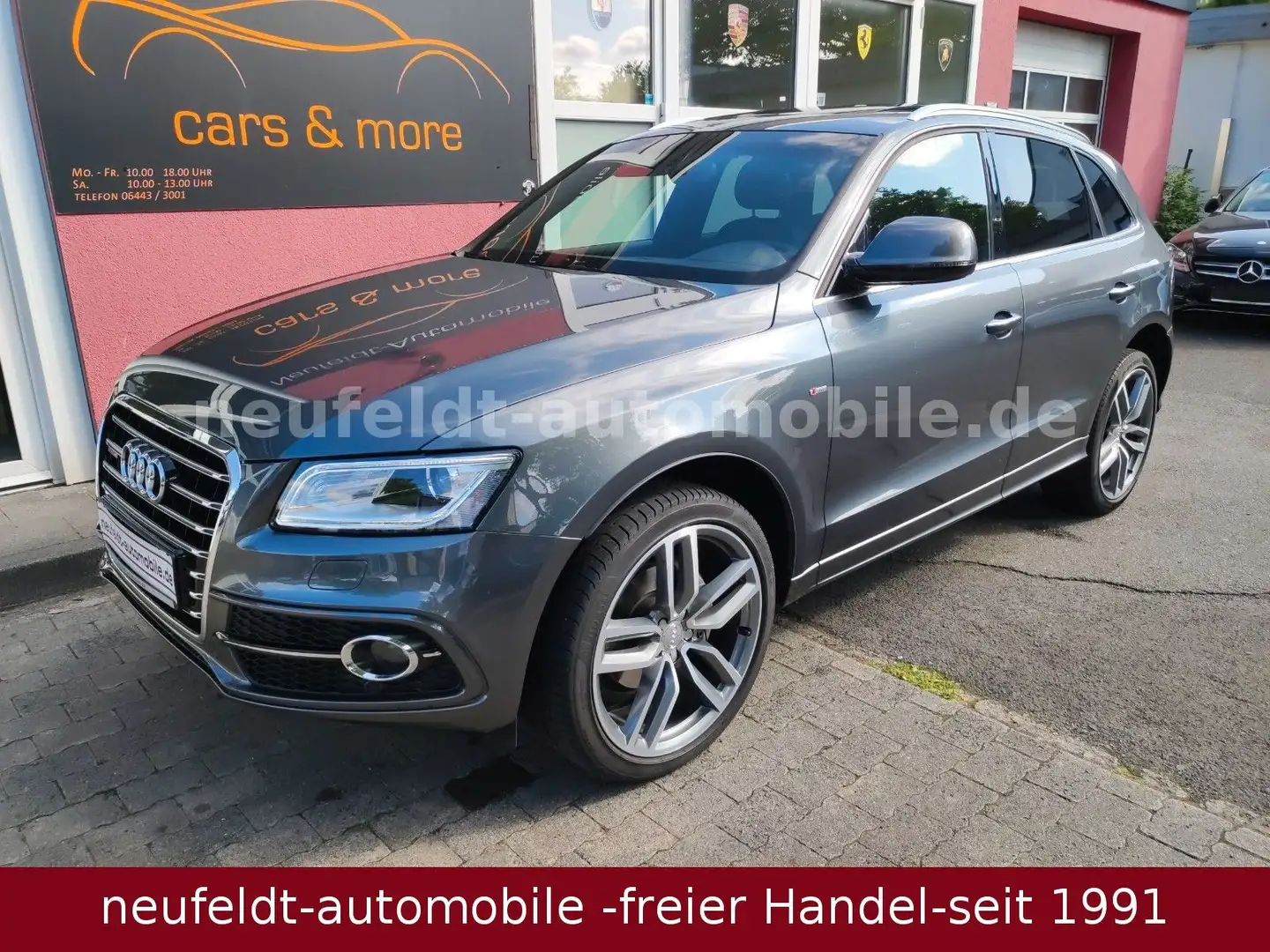 Audi Q5 2.0 TFSI  quattro S Line nur 46tkm aus 1.Hand Gris - 1