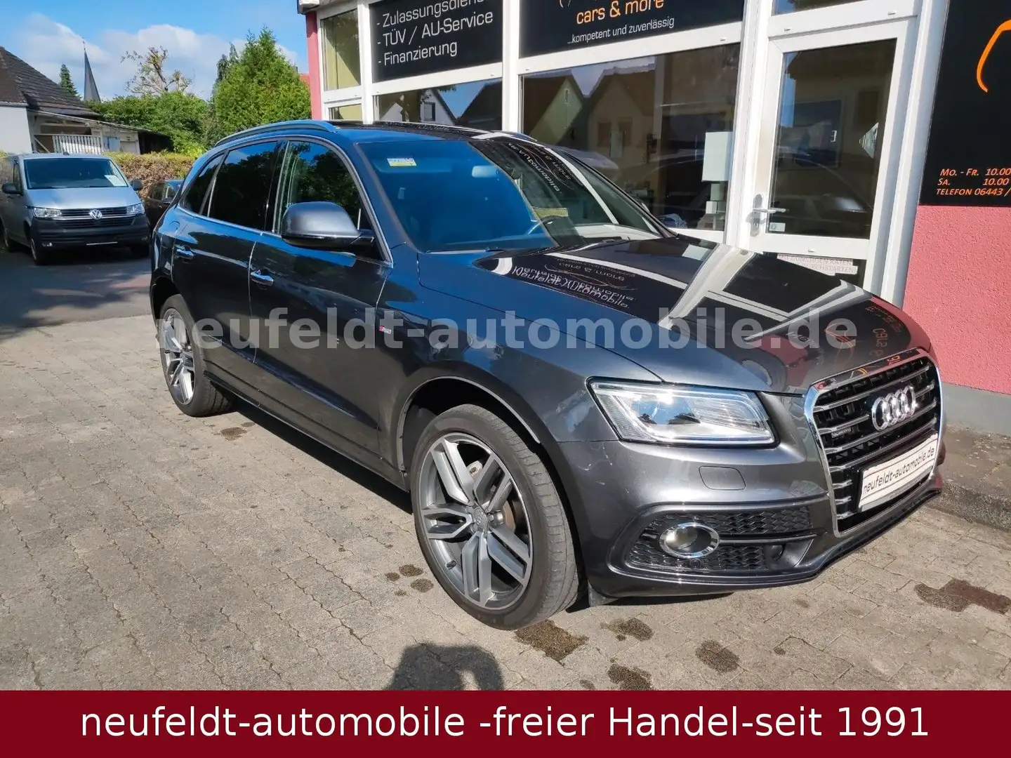 Audi Q5 2.0 TFSI  quattro S Line nur 46tkm aus 1.Hand Gris - 2