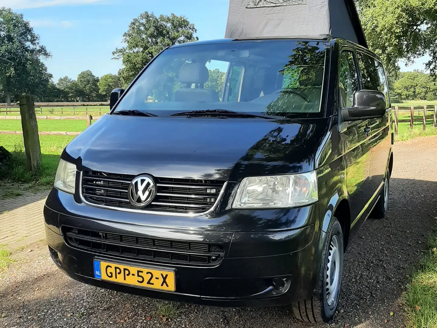 Volkswagen T5 Transporter Buscamper Zwart - 1