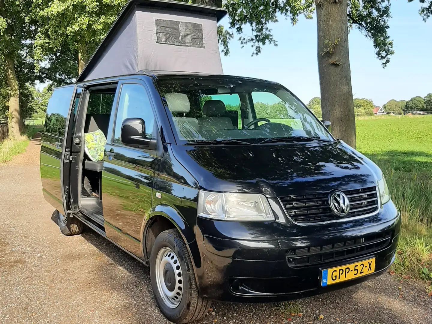 Volkswagen T5 Transporter Buscamper Zwart - 2