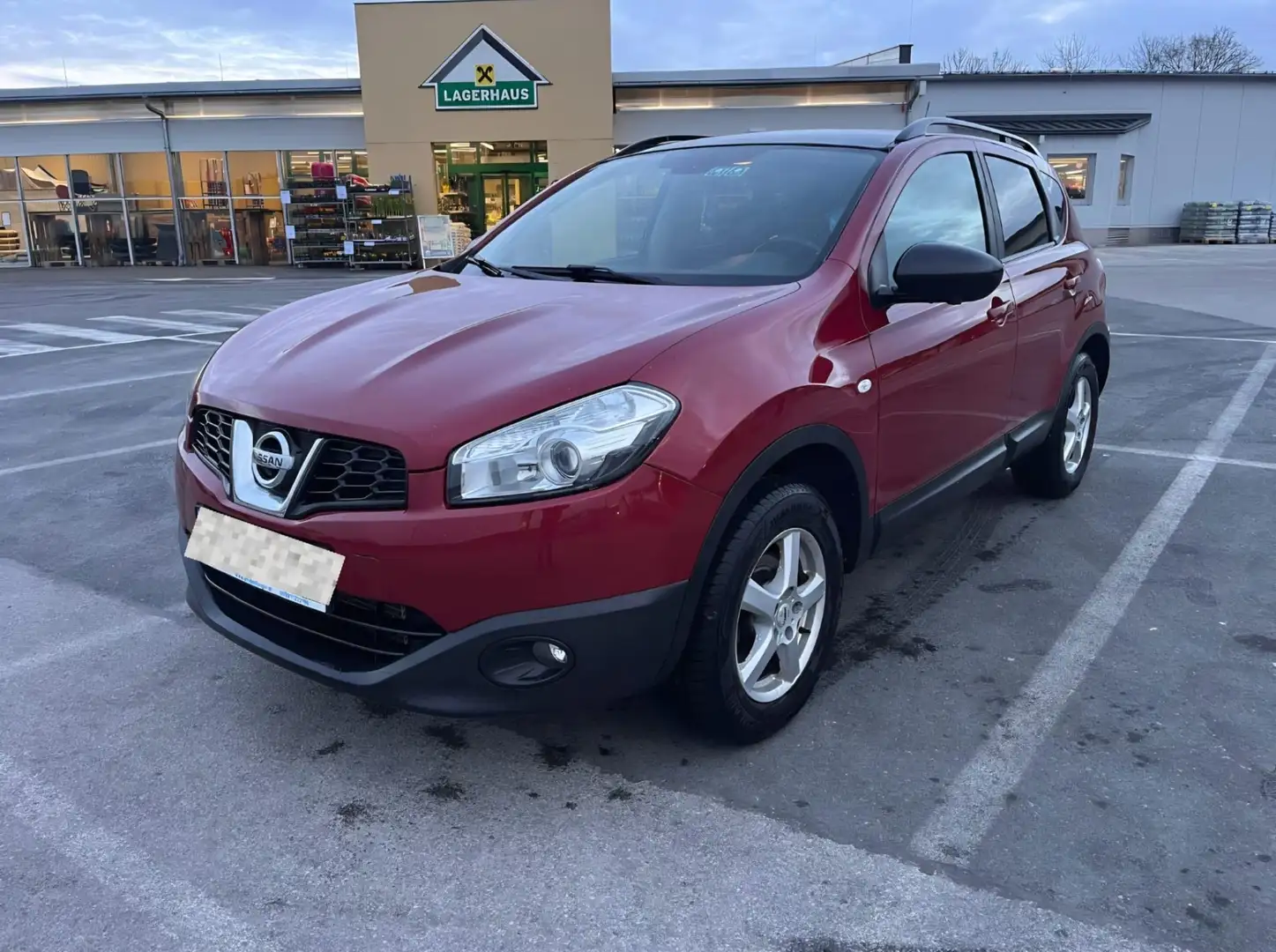 Nissan Qashqai 360° Kamera 4X4 Allrad Panorama 170000km Rot - 1