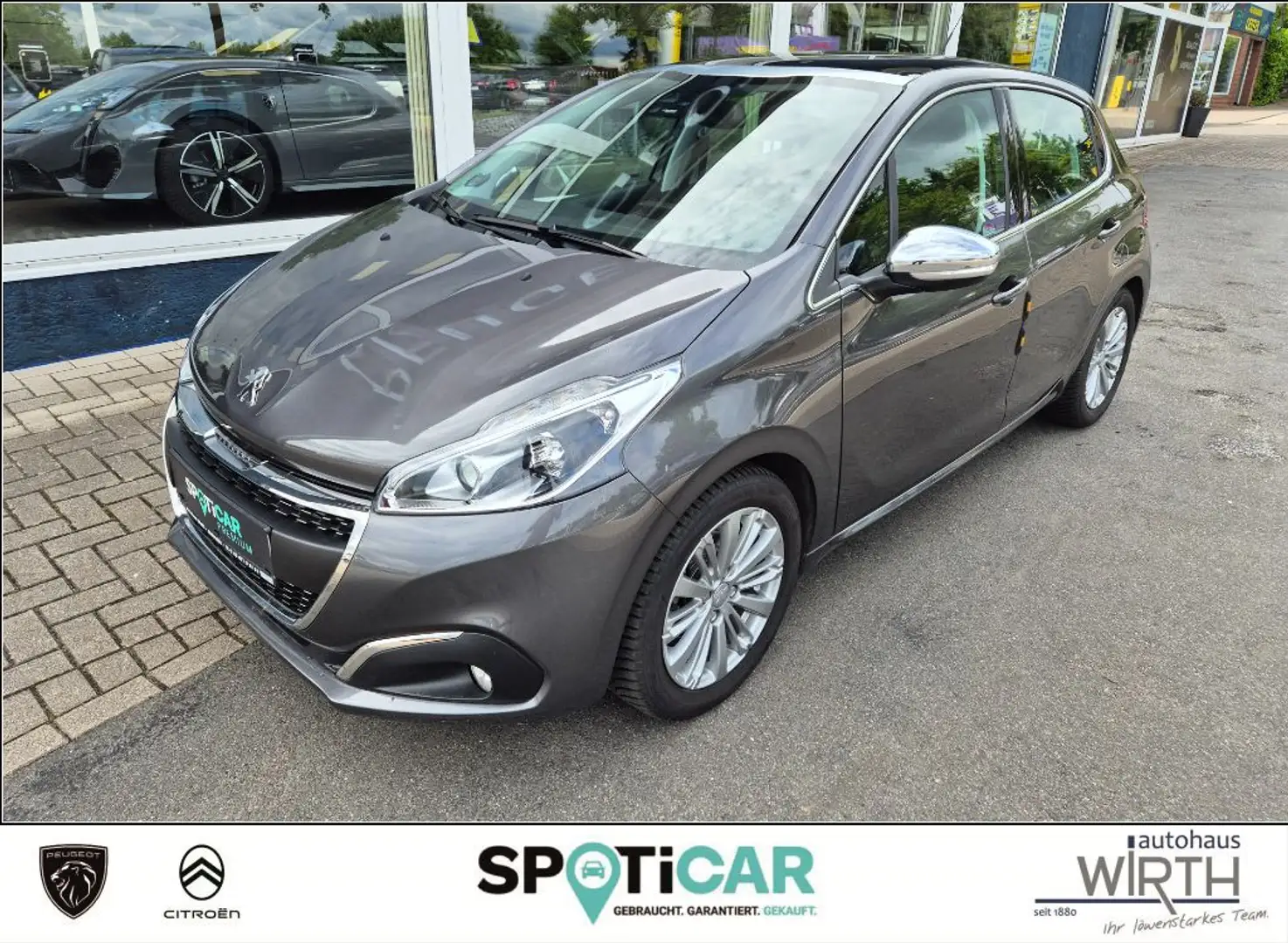 Peugeot 208 Allure 110 NAVI+PANORAMA+KAMERA Grau - 1