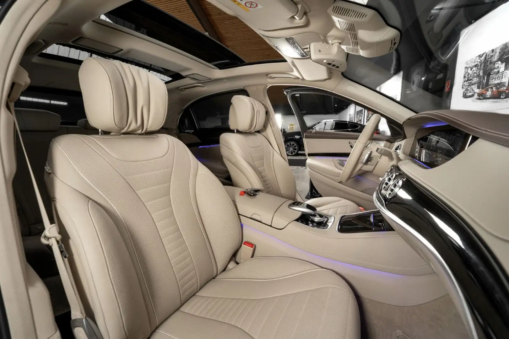 Mercedes-Benz S 560 4M LANG #1.HD - NUR 15.600KM! #SMARAGDGRÜN Verde - 2