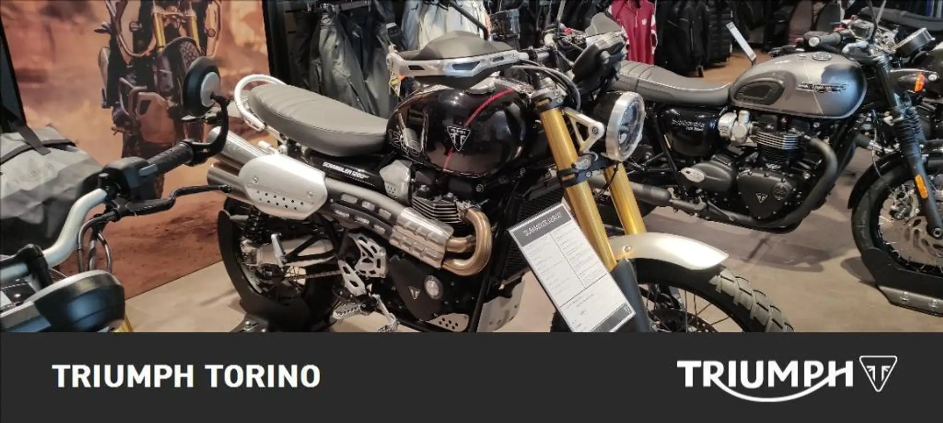 Triumph Scrambler XE Phantom Black Storm Grey Abs Grijs - 1