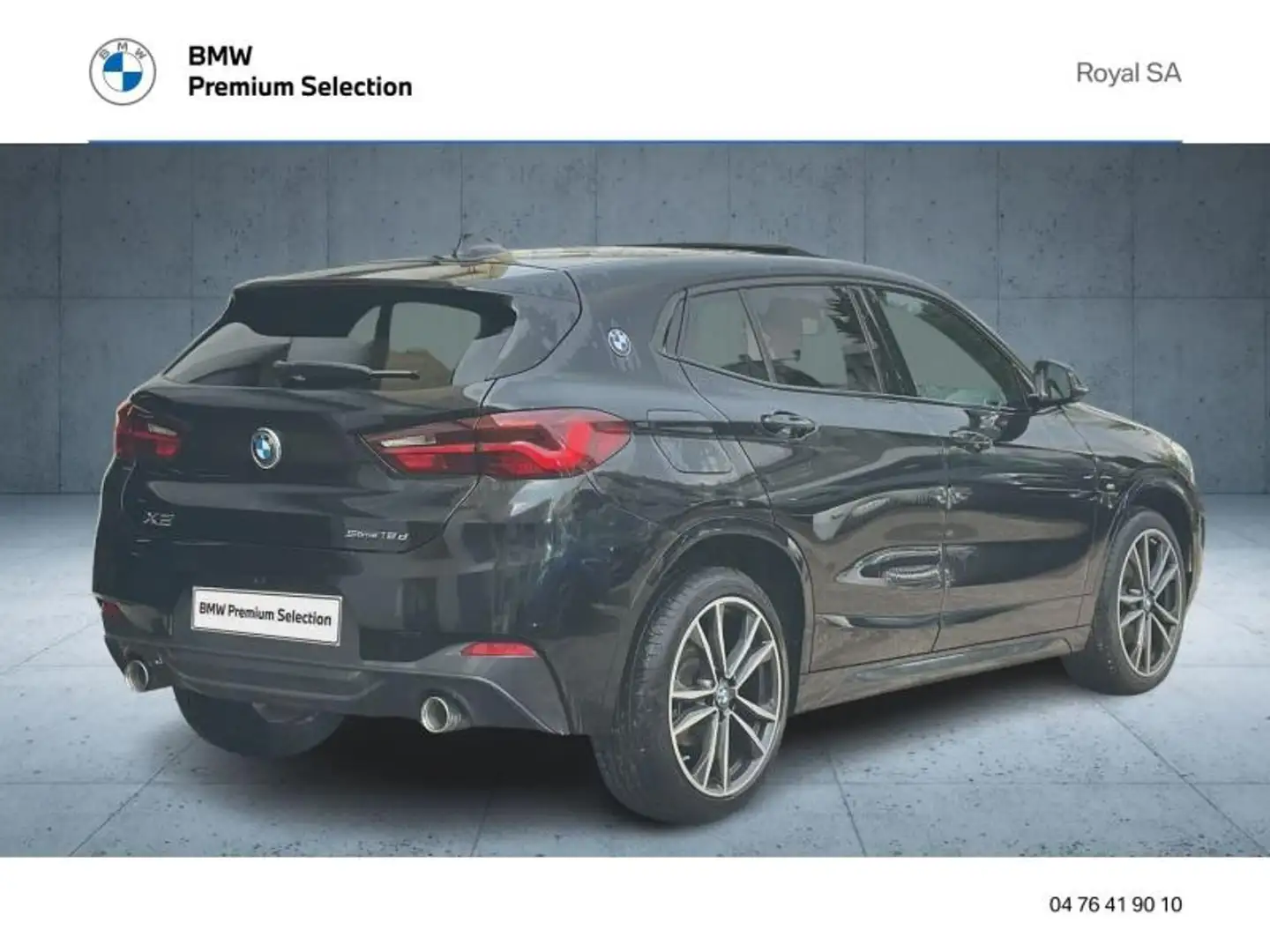 BMW X2 sDrive18dA 150ch M Sport Euro6d-T Noir - 2