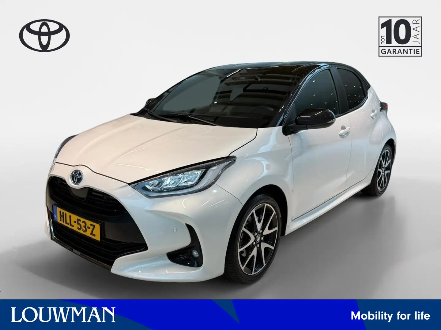 Toyota Yaris 1.5 Hybrid Executive Limited | Leder | Navigatie | Wit - 1