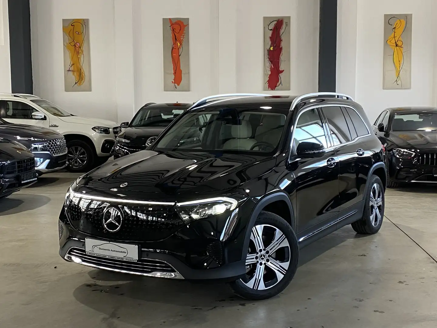 Mercedes-Benz EQB 350 4 M ProgAdvanced+ AIR DIS AHK 360 BUR Negro - 1