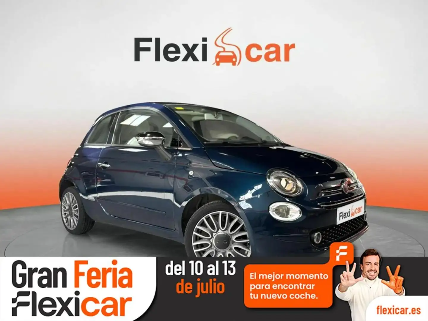 Fiat 500 1.2 Lounge Blau - 1
