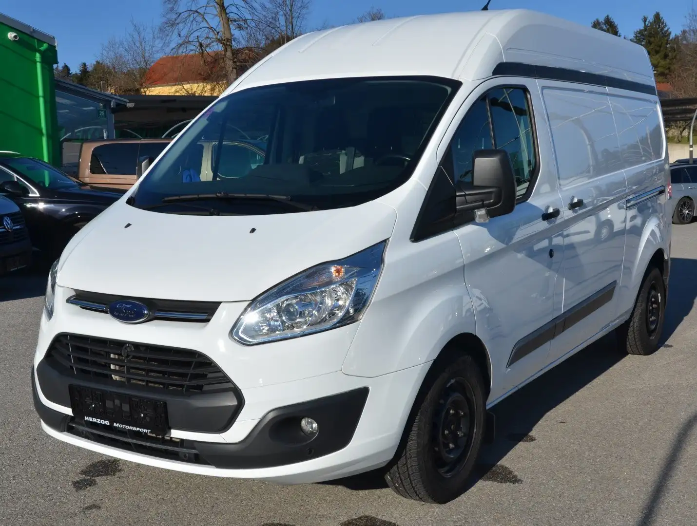 Ford Transit Custom Kasten 2,0 L2H2 ZR-NEU 2-S-Türen Klima Tempomat Weiß - 2