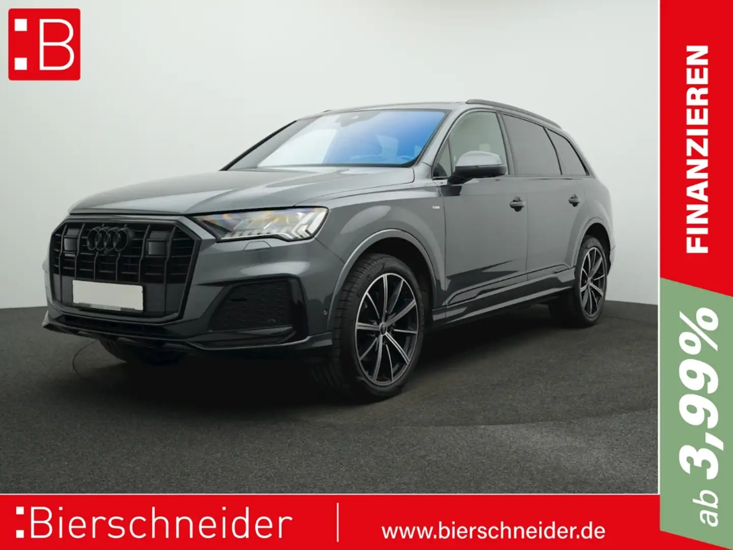 Audi Q7 50 TDI qu tiptronic S-line BUSINESS AHK MATRIX HuD Grau - 1