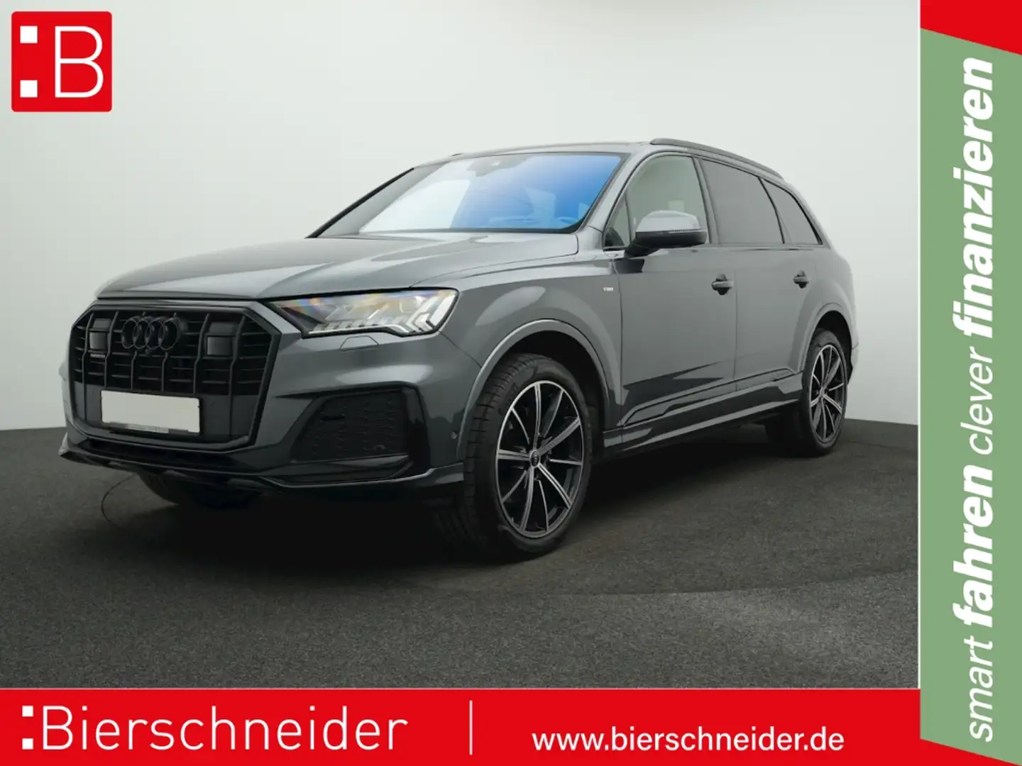 Audi Q7 50 TDI qu tiptronic 2x s-line LUFT MATRIX AHK HuD Gris - 1