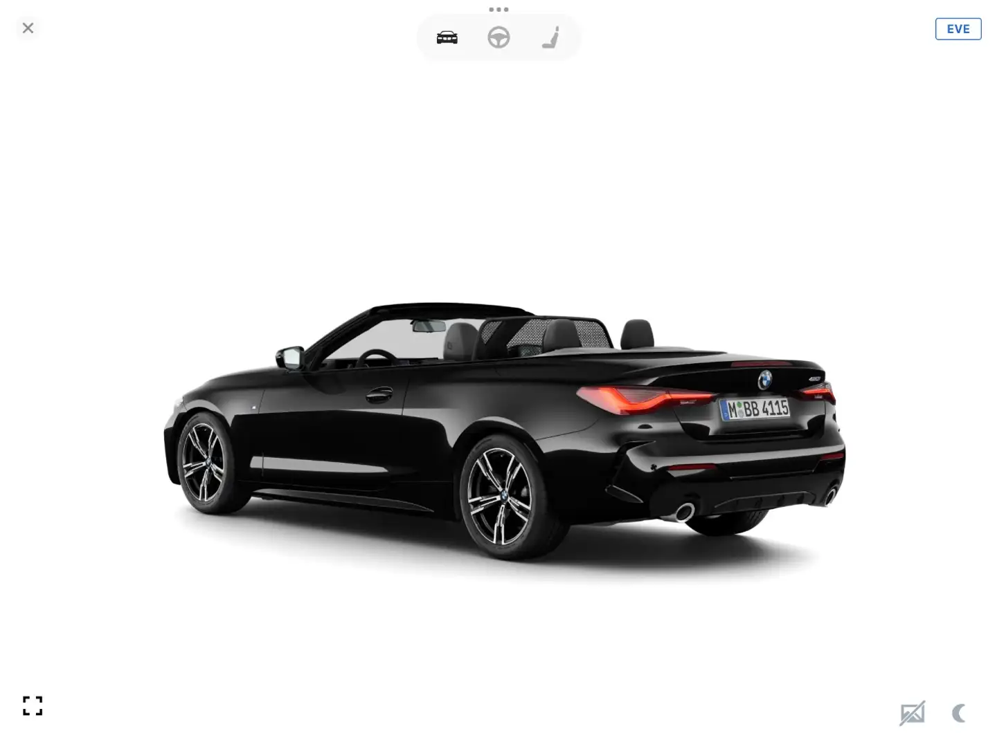 BMW 420 i Cabrio M Sport HeadUp 360 Cam Live Memory Schwarz - 2