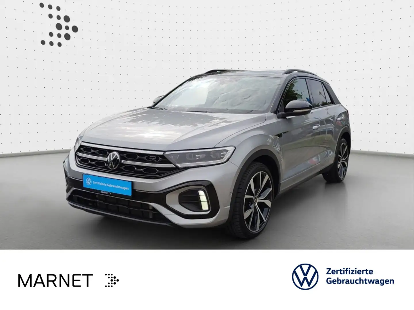 Volkswagen T-Roc 2.0 TSI R-Line 4Motion Black Style Navi*AH Argento - 1