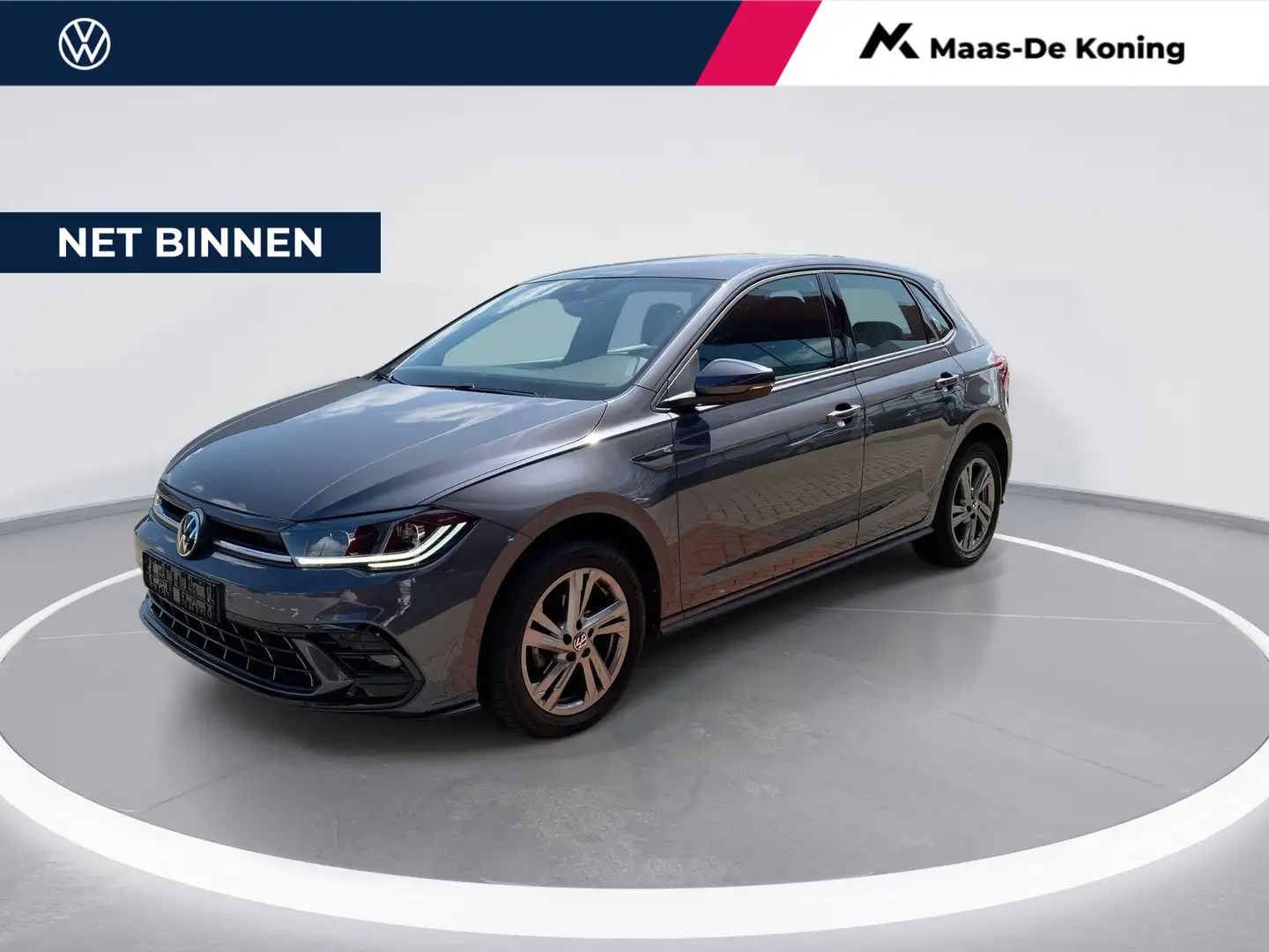 Volkswagen Polo 1.0 TSI 95pk DSG R-Line · Matrix LED · Camera · St Grey - 1
