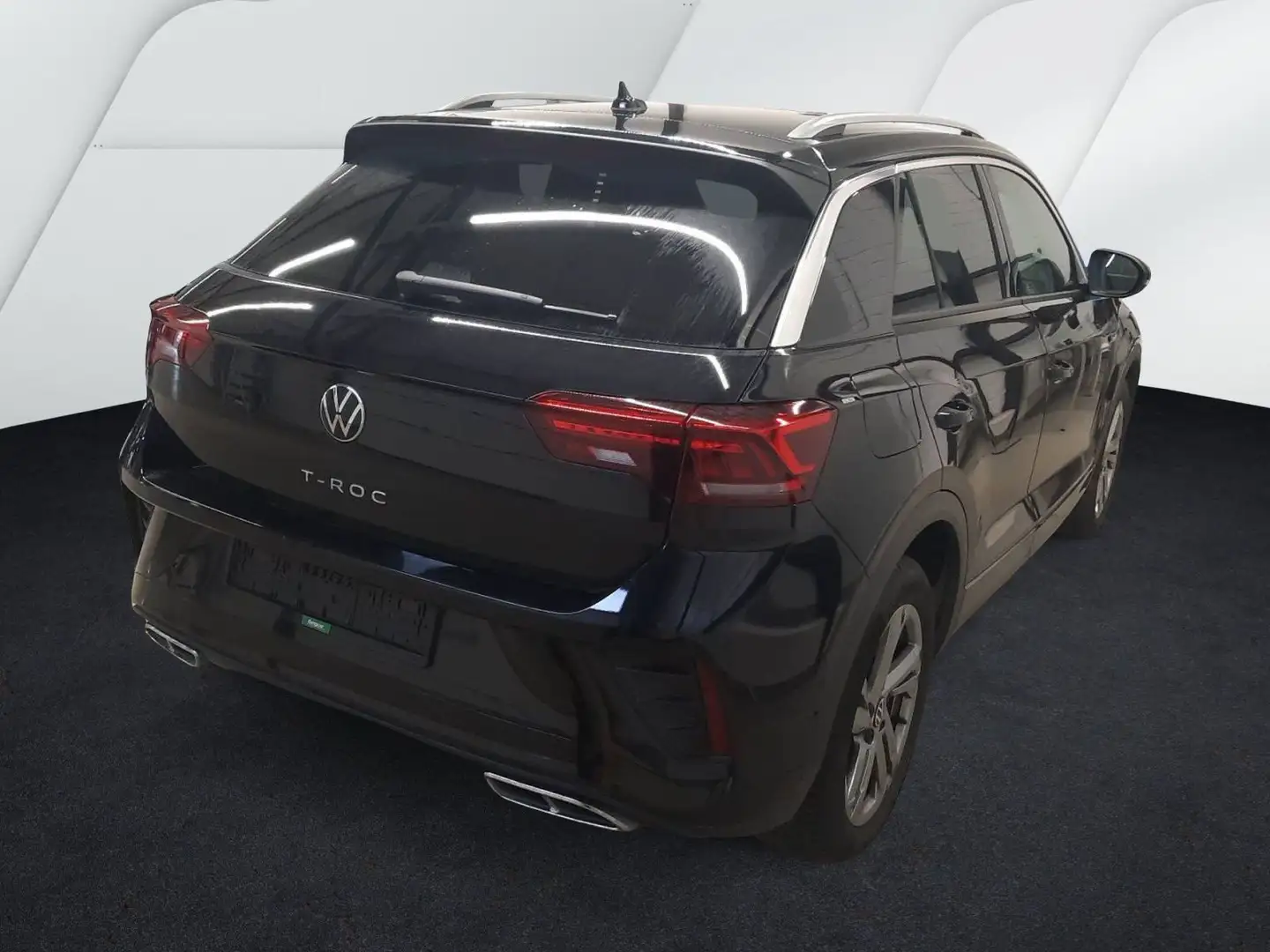 Volkswagen T-Roc 1.5 TSI DSG R-Line Navi Sprachbedienung Sp Schwarz - 2