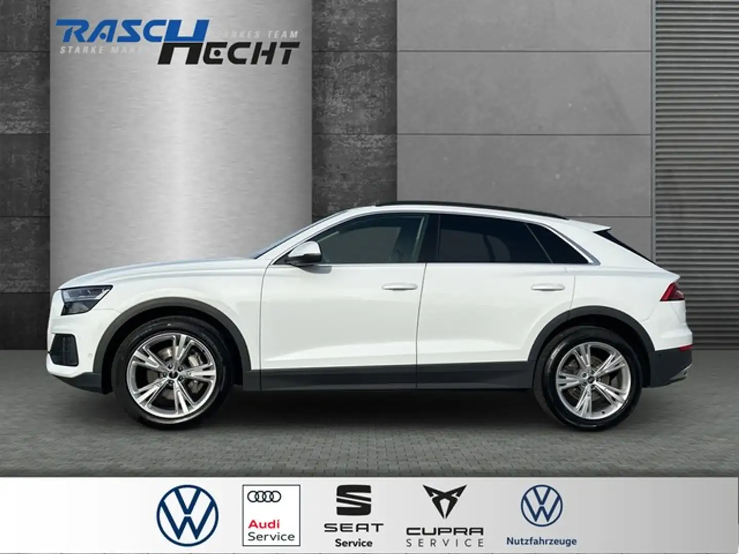 Audi Q8 quattro 50 TDI Tiptronic *AHK*LED*RFK*NAVI Weiß - 2