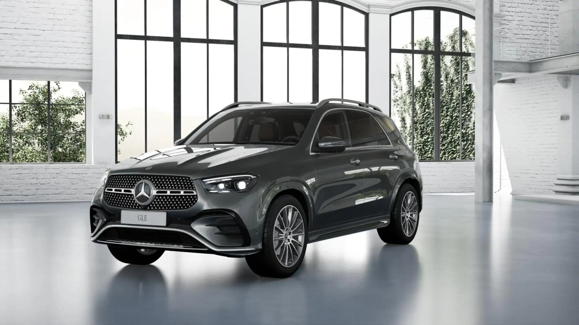 Mercedes-Benz GLE 300 d 4M AMG+Distr+Memo+AIR+AHK+Burm+360+21 Gri - 1