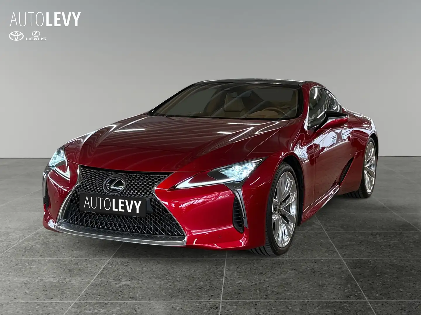 Lexus LC 500 Coupe V8 2.Hand +Sport Paket+Leder braun+ Rood - 2
