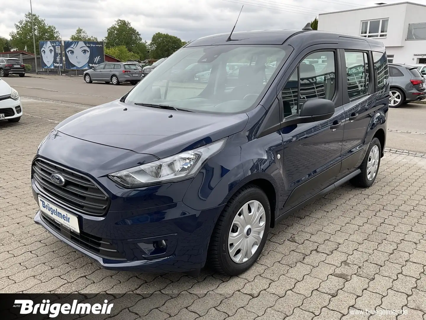 Ford Transit Connect TransitConnect 1.5 TDCI Trend 5 SITZE+AHK+Klima Blau - 2