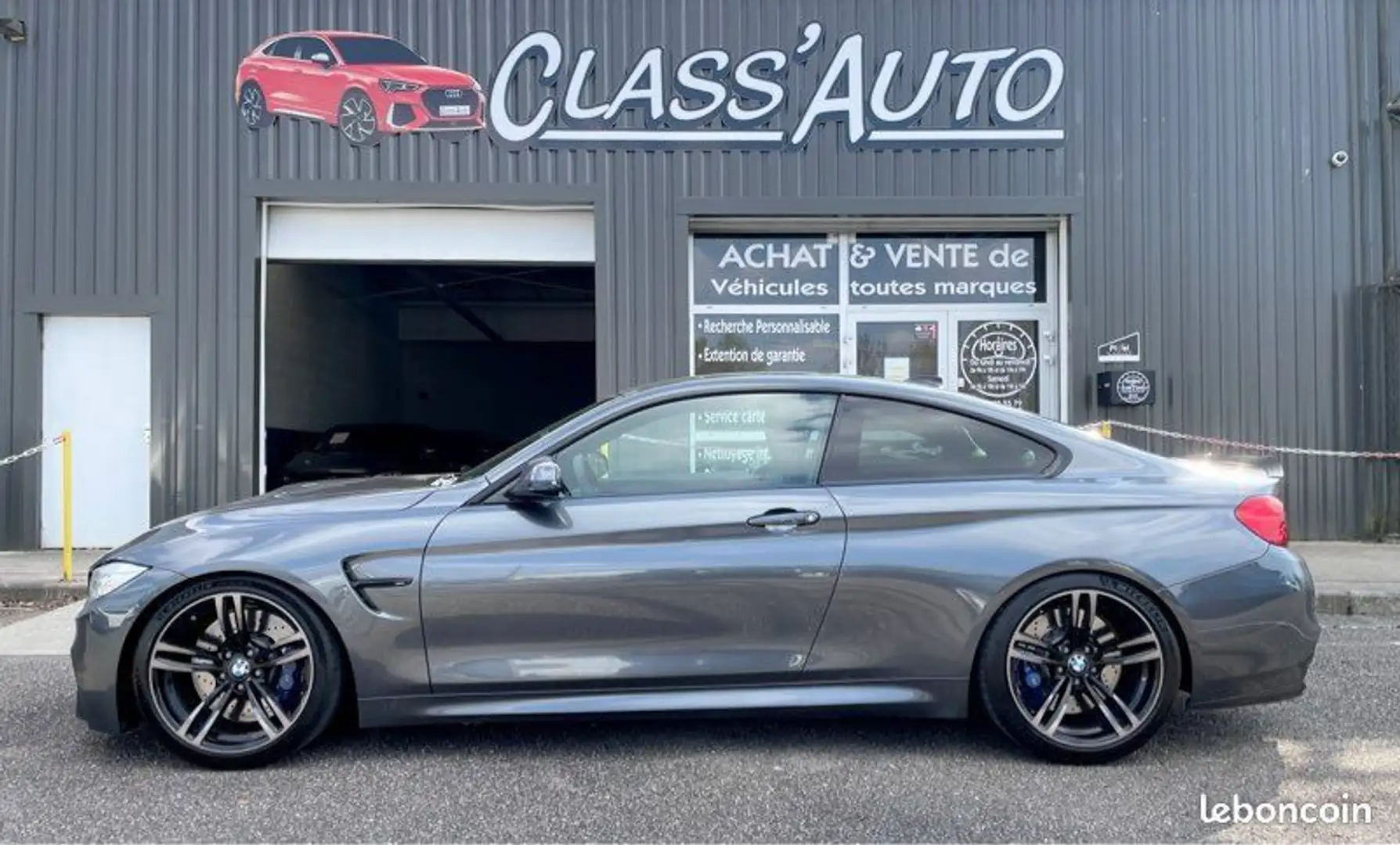 BMW M4 (f82) Pack Compétition M 3.0 431 cv DKG7 TBE Gris - 2