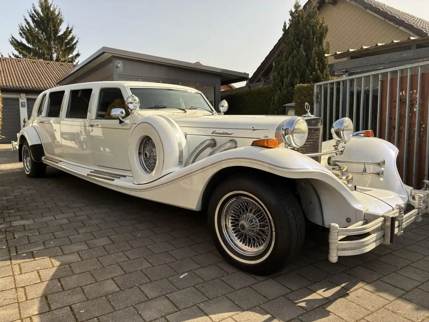 Oldtimer Sonstige Excalibur Limousine Long eine von nur 13 gebauten Weiß - 2