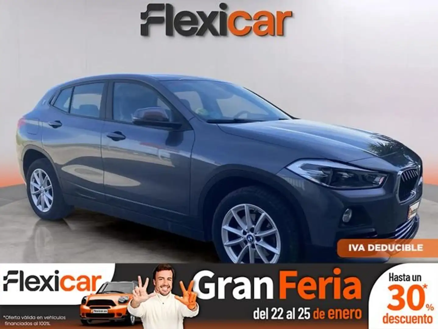 BMW X2 sDrive 18dA Gris - 1
