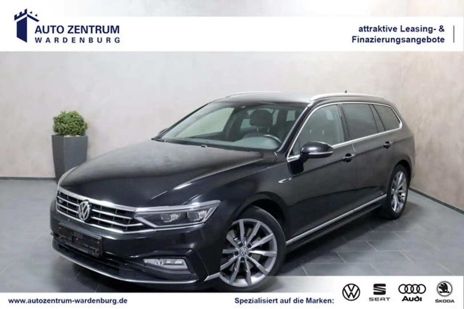 Volkswagen Passat Variant 4M R-Line AHK CAM LEDER DCC ACC Noir - 1