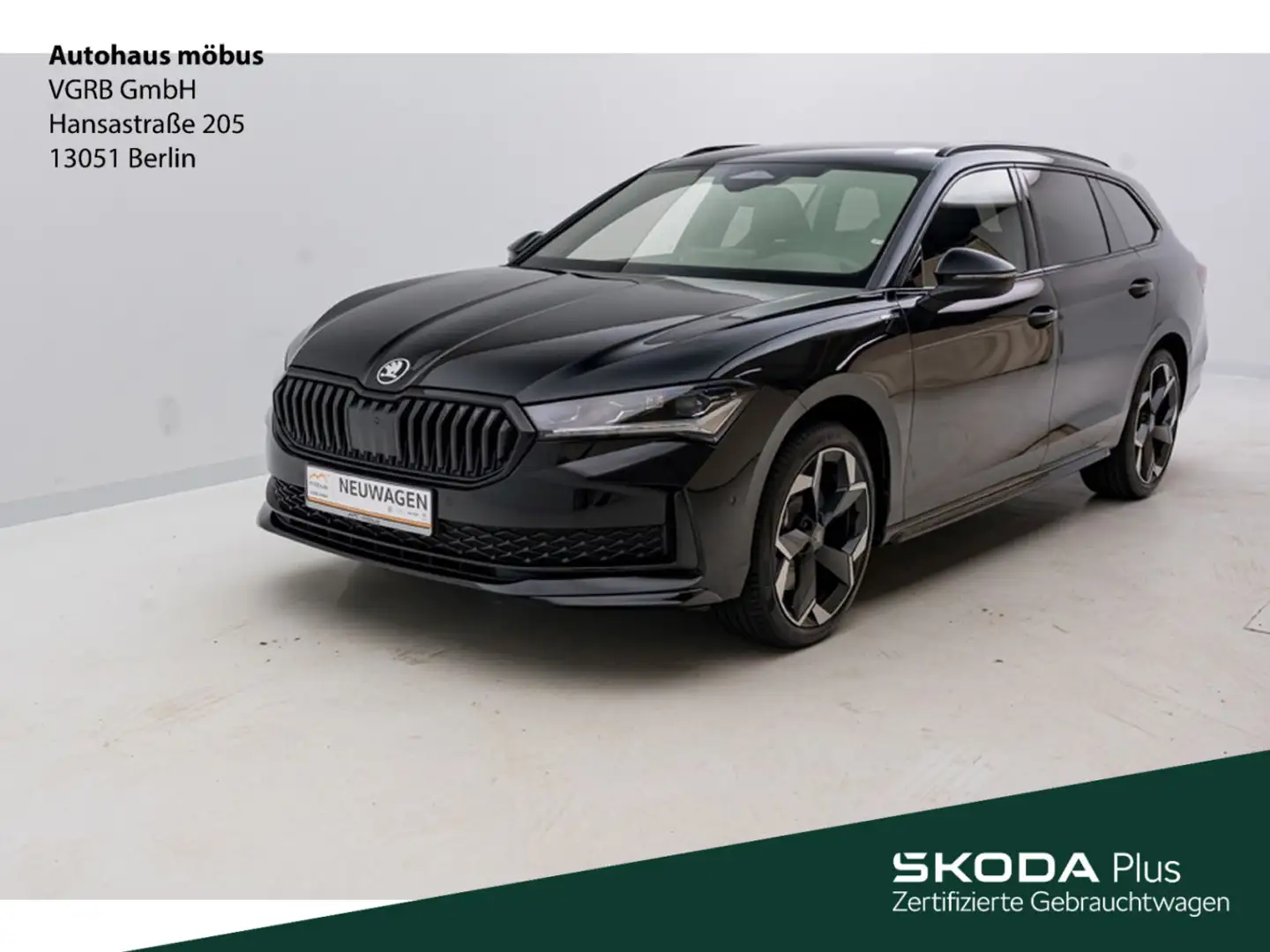 Skoda Superb 2.0 TDI Sportline*AHK*PDC*360°*HUD*MATRIX Schwarz - 2
