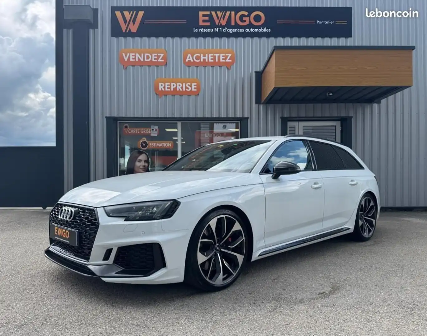 Audi RS4 AVANT 2.9 TFSI 450ch QUATTRO TIPTRONIC BVA Blanc - 1