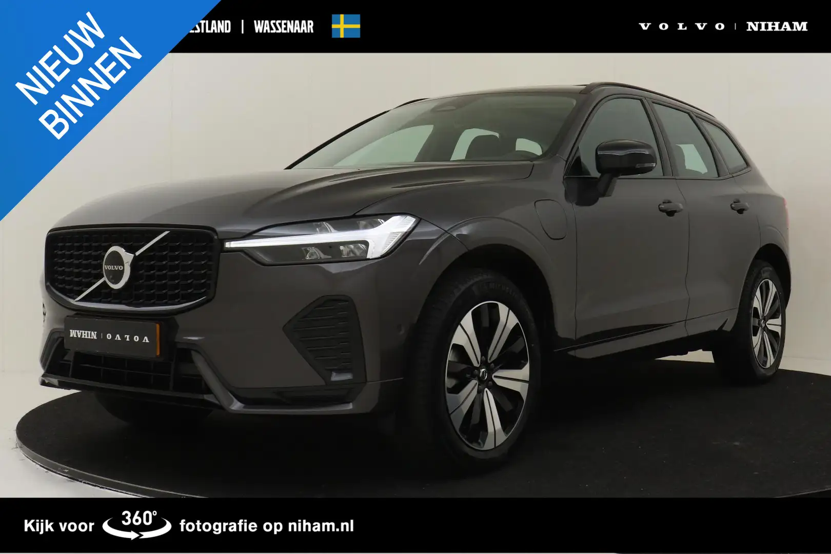 Volvo XC60 T6 PLUG-IN HYBRID AWD PLUS DARK -PANO.DAK|POWER-SE Gris - 1