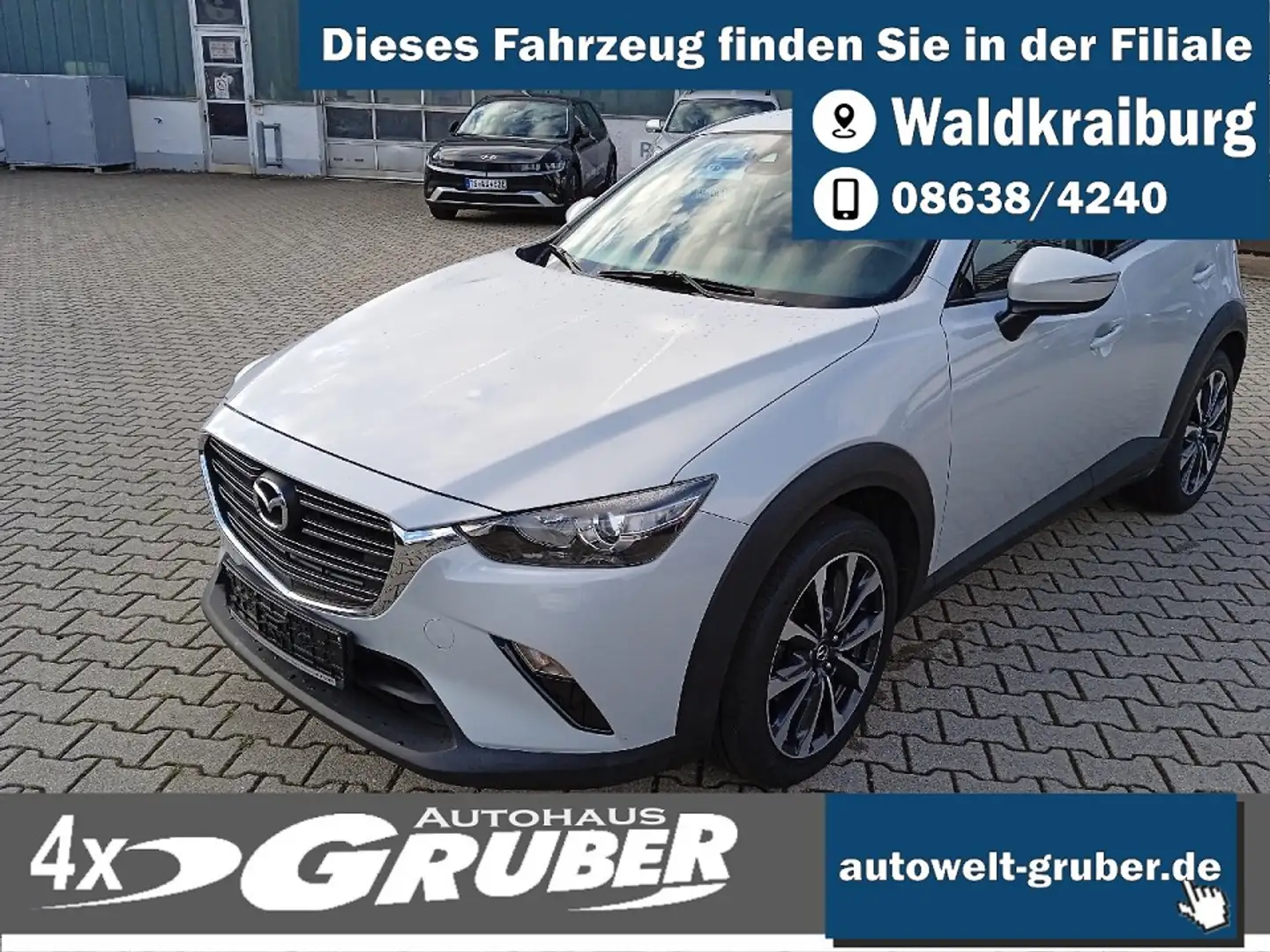 Mazda CX-3 Signature 18"+Klimaautomatik+Navi+Sitzheizung Weiß - 1