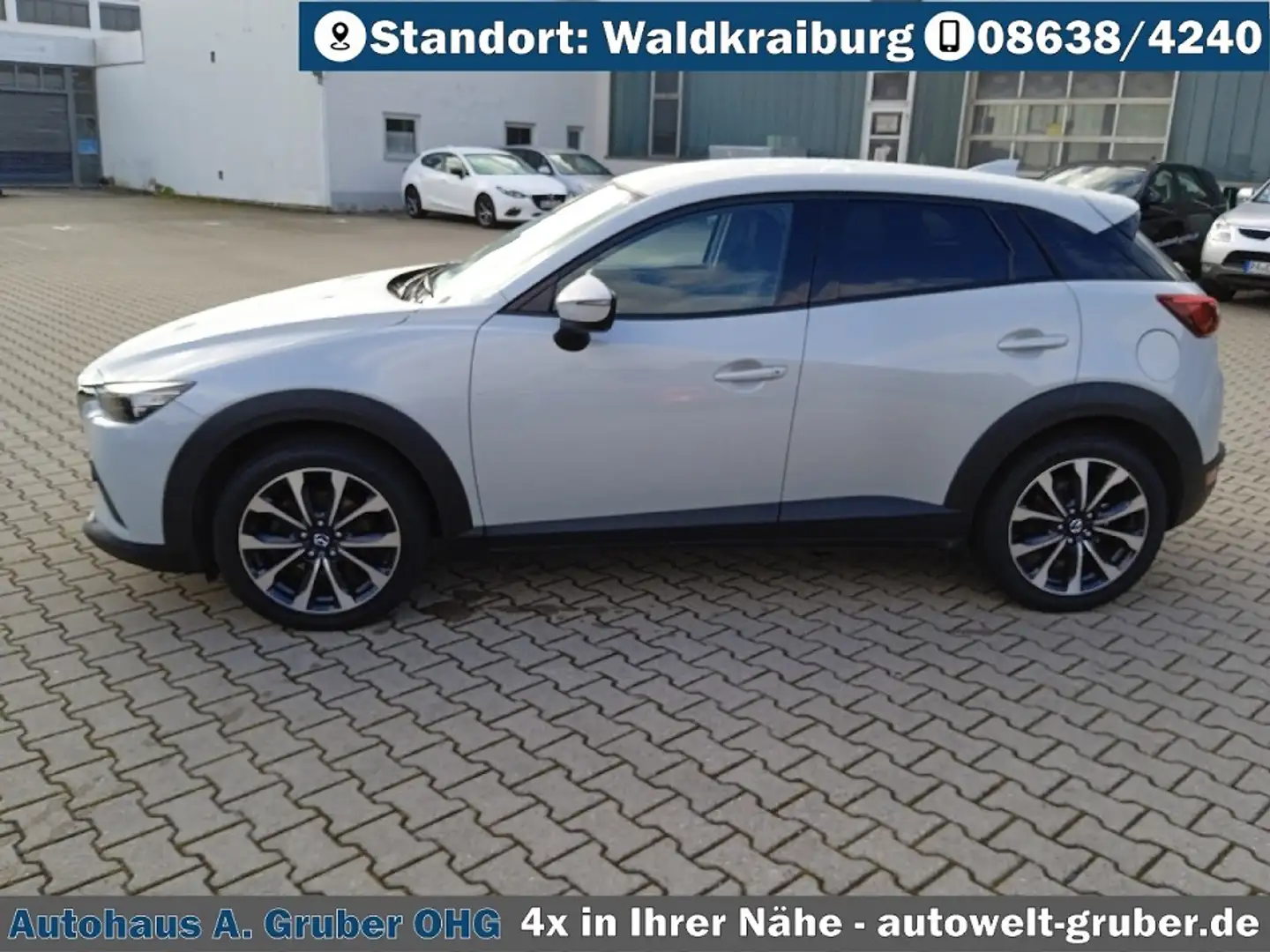 Mazda CX-3 Signature 18"+Klimaautomatik+Navi+Sitzheizung Weiß - 2