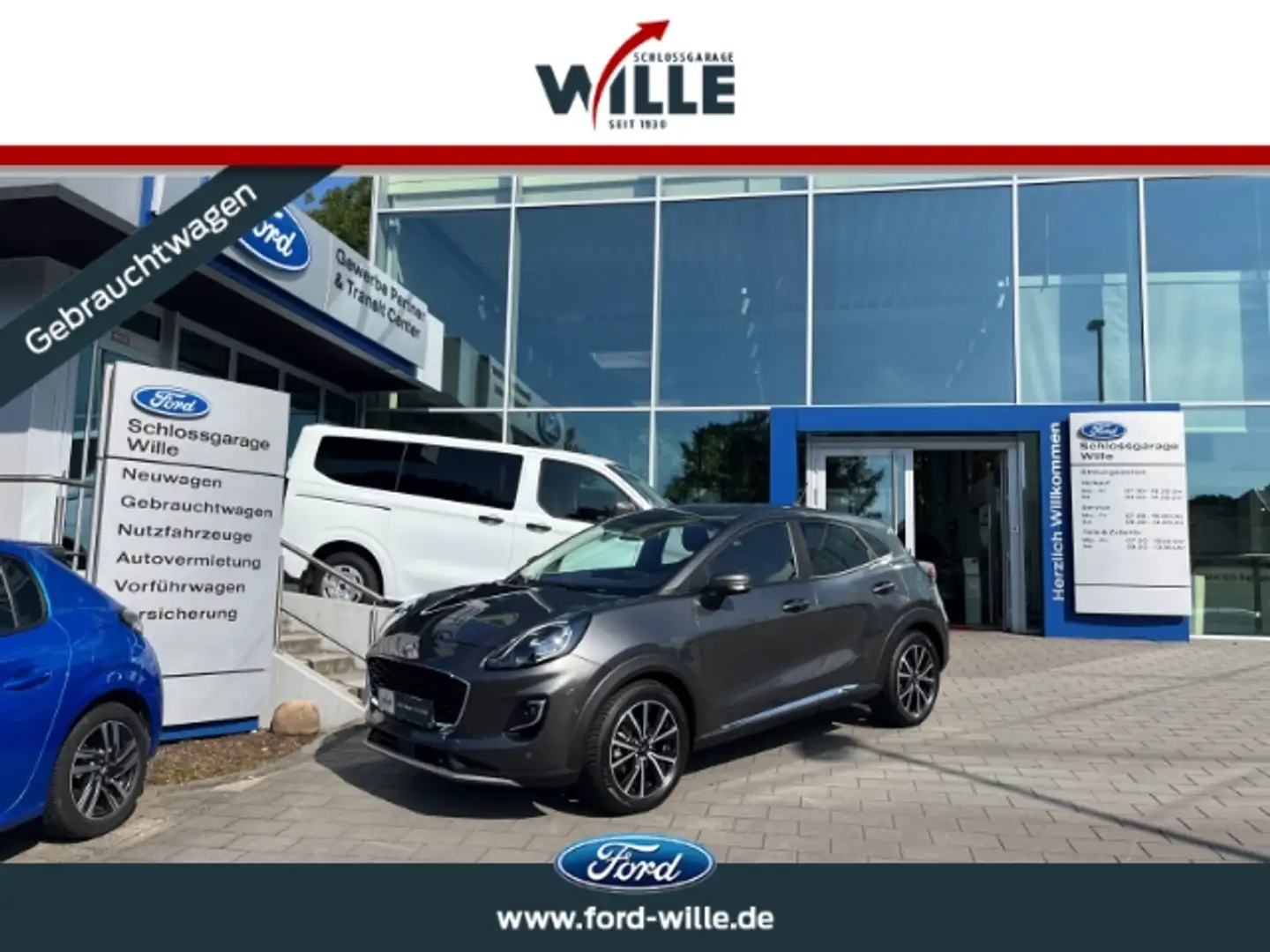 Ford Puma Titanium Navi Fahrerassistenz-+Winter-Paket ! MHEV Grau - 1