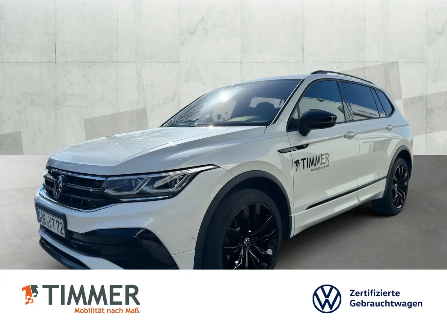 Volkswagen Tiguan Allspace 2.0 TDI R-Line *4Motion*NAVI*SHZ*APPLE CARPLAY* Weiß - 1