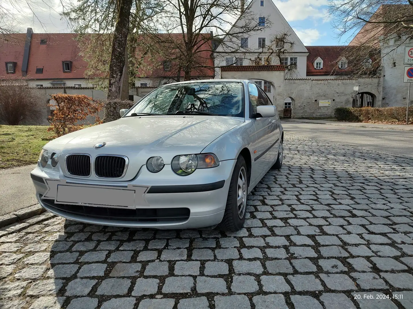 BMW 316 316ti compact Gümüş rengi - 1