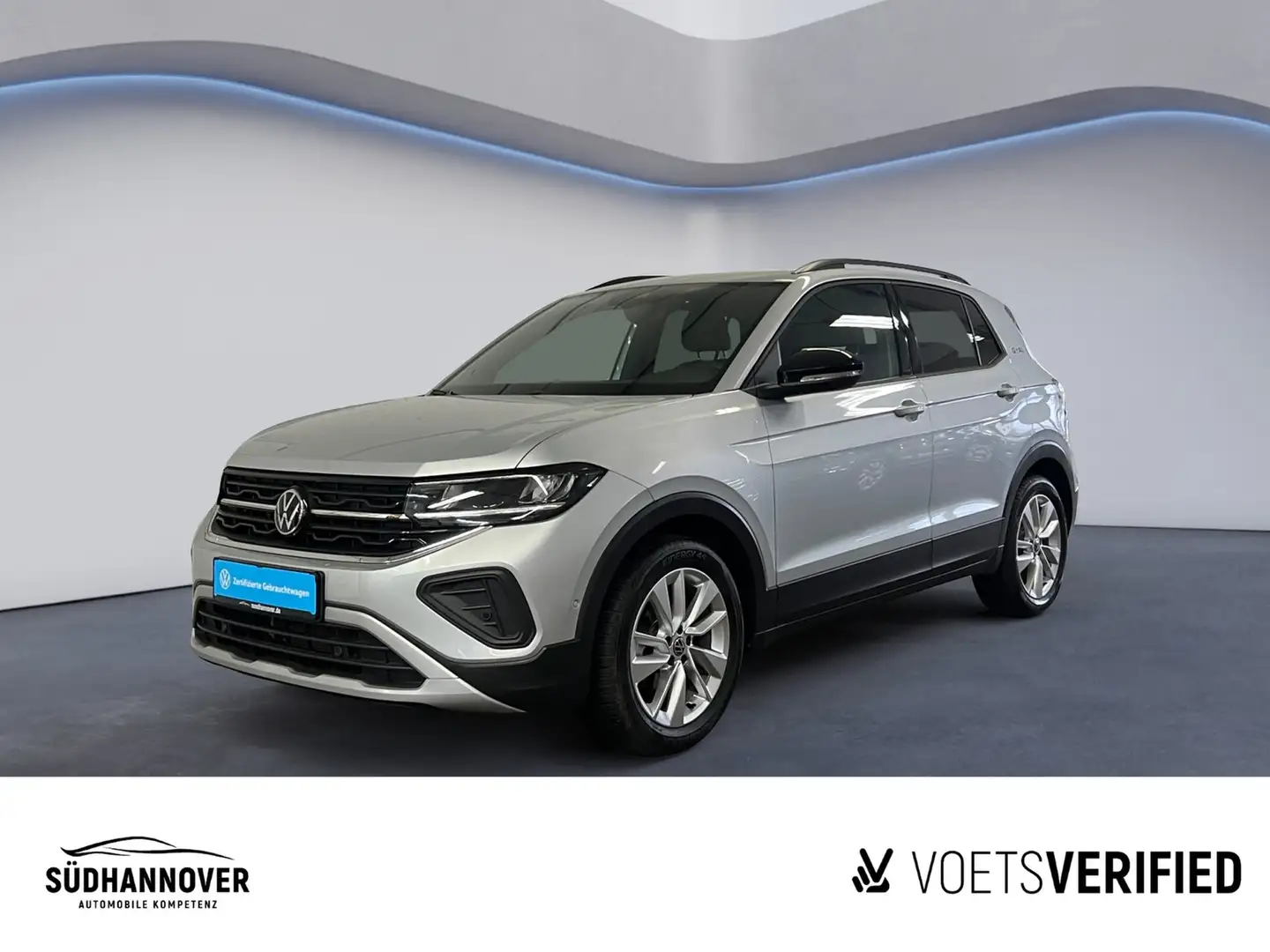 Volkswagen T-Cross Goal 1.0 TSI DSG AHK+NAVI+SHZ+PDC+KAMERA Silber - 1