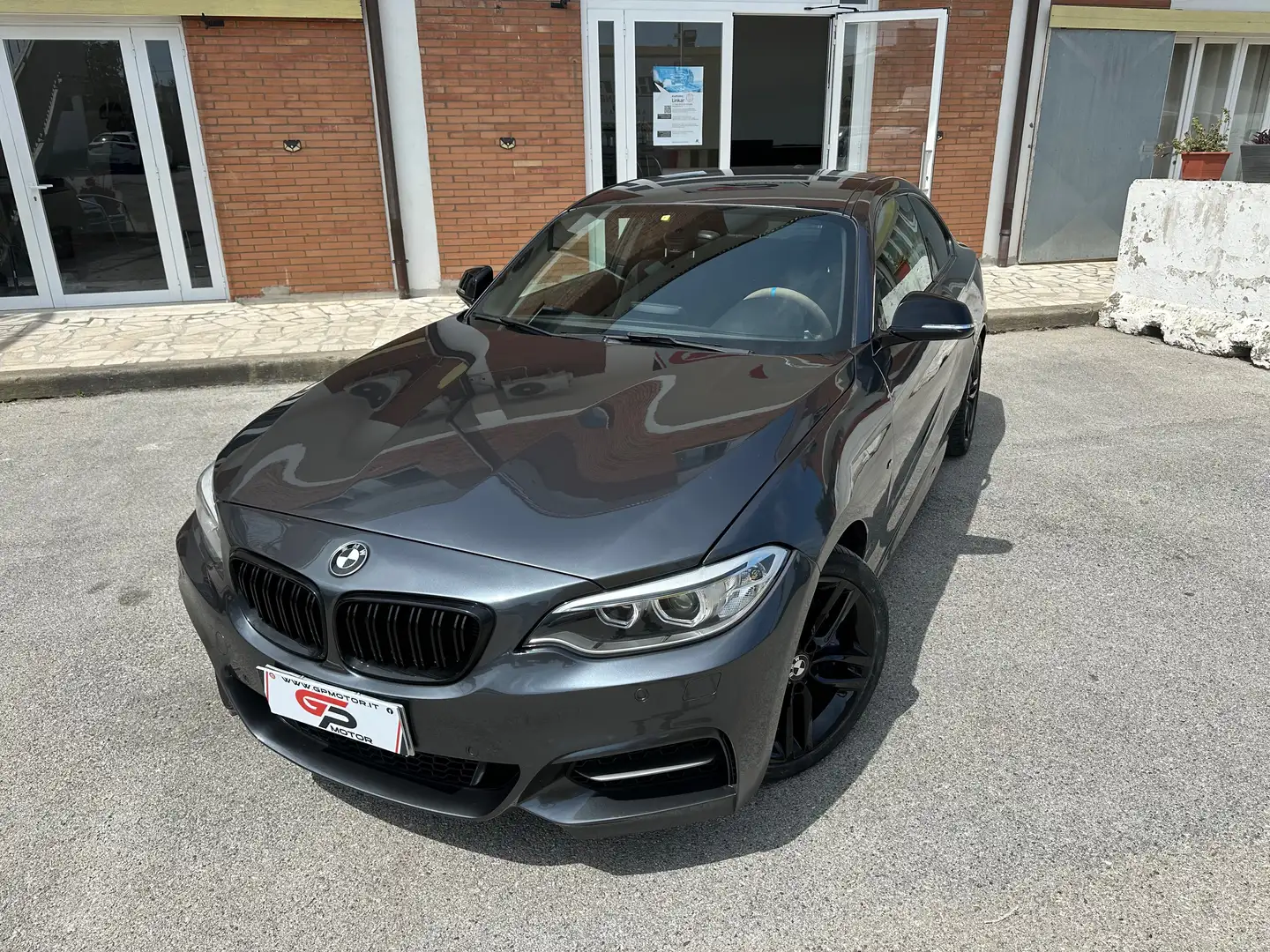 BMW 225 2.0*224CV*225D COUPE*MSPORT*AUTOMATICA*CERCHI* Gris - 2