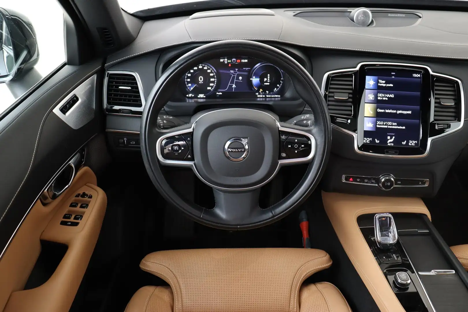 Volvo XC90 T8 RECHARGE AWD INSCRIPTION EXCLUSIVE -PANO.DAK|36 Zwart - 2