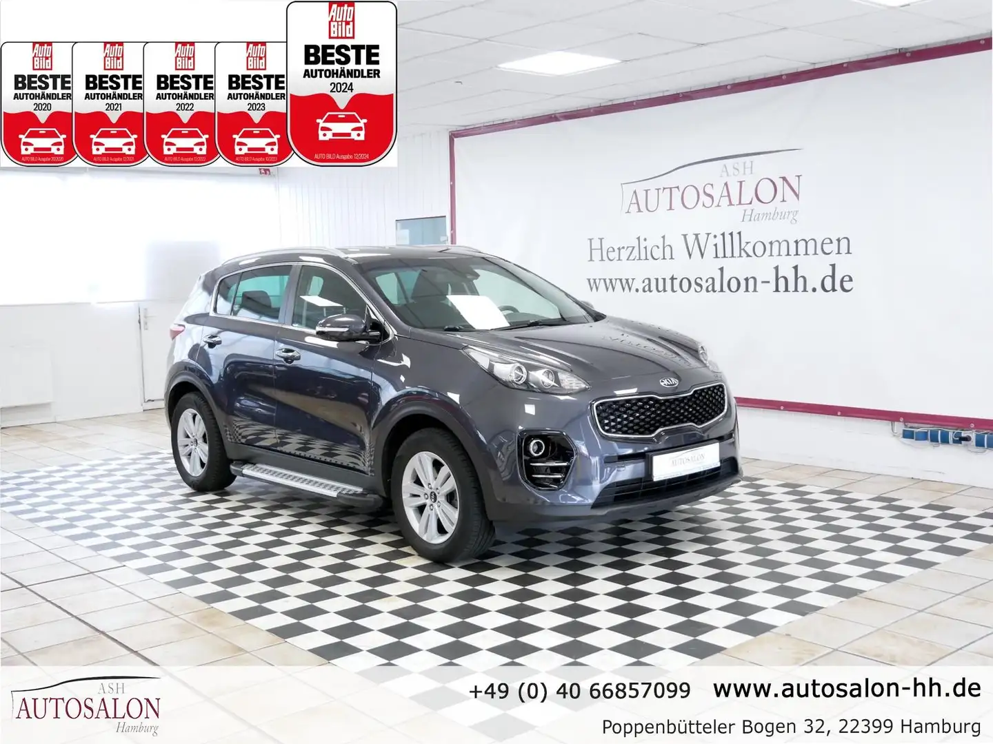 Kia Sportage Dream Team 2WD*1Vorb*Ki. Servicege*Kamera*Navi*PDC Grigio - 1