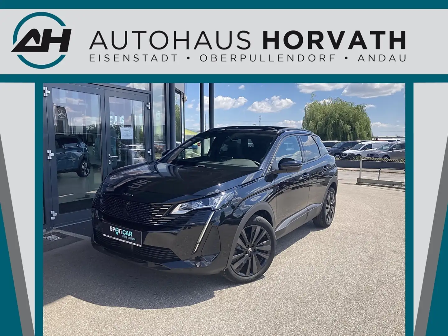 Peugeot 3008 Hybrid 136 E-DCS6 GT Aut.!ACC,PANO,MASSAGE,19",... Schwarz - 1