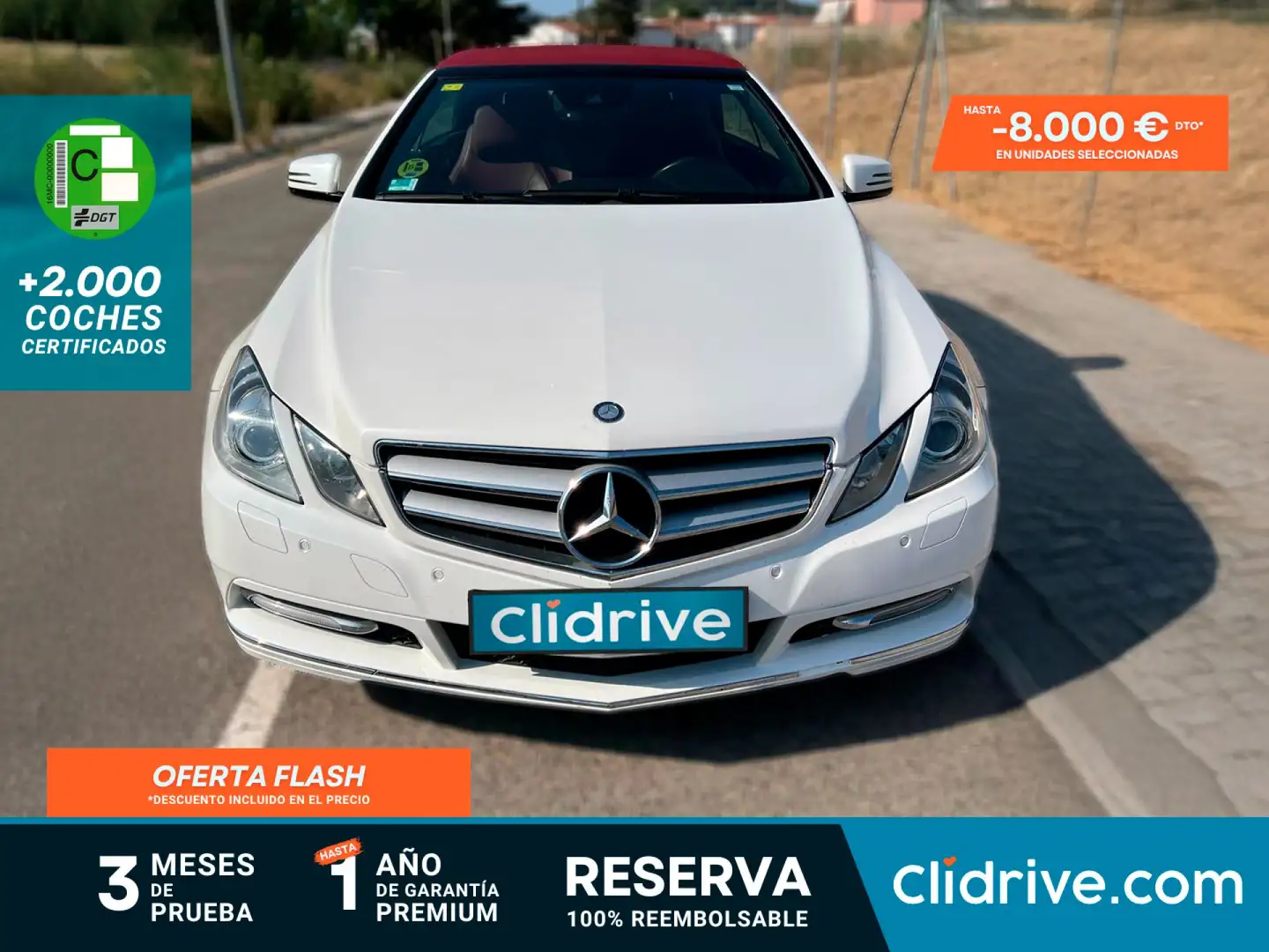 Mercedes-Benz E 350 Cabrio 350BlueTec 9G-Tronic Wit - 1