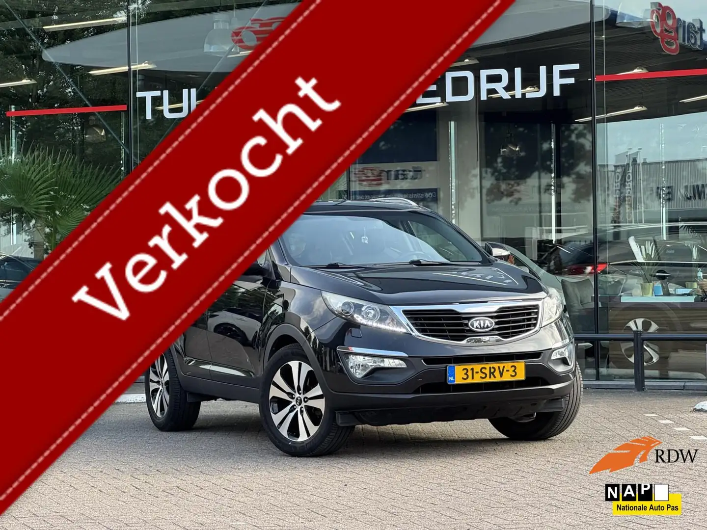 Kia Sportage 2.0 X-clusive Luxe 2011 Leder Navi Nette auto Negro - 1